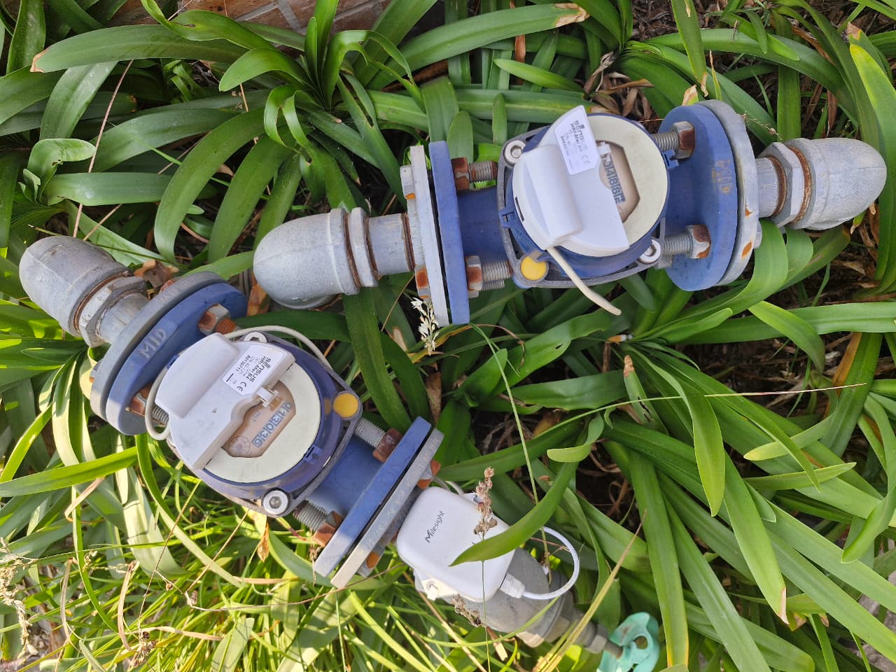 Smart water meters installation
